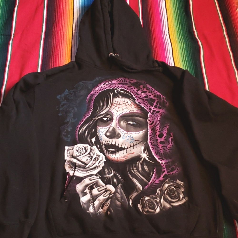 Sugarskull Hoodie size medium